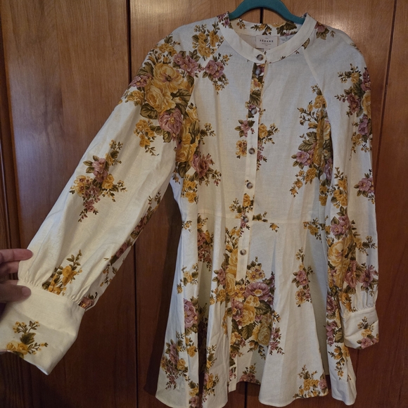 Sezane Caprice Floral Dress In Ella - Picture 6 of 14